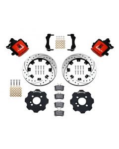 Wilwood Combination Parking Brake Rear Kit 11.75in Drilled Red Mini Cooper buy in USA