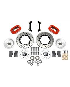 Wilwood Forged Dynalite Front Kit 11.00in Drilled Red 79-87 GM G Body buy in USA