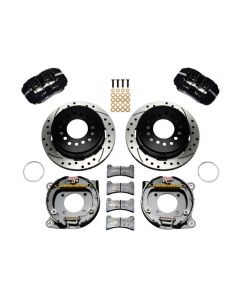 Wilwood Dynapro Low-Profile 11.00in P-Brake Kit Drilled Chevy 12 Bolt 2.75in Off w/ C-Clips buy in USA