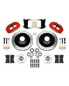 Wilwood Narrow Superlite 6R Front Hub & 1PC Rtr Kit 12.88in Dril -Red 67-69 Camaro 64-72 Nova buy in USA