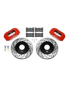 Wilwood DPHA Front Caliper & Rotor Kit Drill Red Honda / Acura w/ 262mm OE Rotor buy in USA