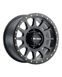 Method MR305 NV 20x10 -18mm Offset 8x180 130.81mm CB Matte Black Wheel buy in USA