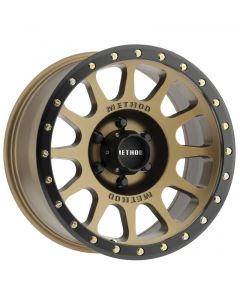 Method MR305 NV 18x9 0mm Offset 6x135 94mm CB Method Bronze/Black Street Loc Wheel buy in USA