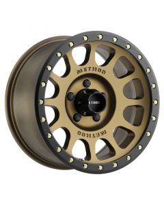 Method MR305 NV 18x9 0mm Offset 5x150 116.5mm CB Method Bronze/Black Street Loc Wheel buy in USA