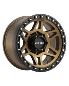 Method MR312 18x9 +18mm Offset 8x6.5 130.81mm CB Method Bronze/Black Street Loc Wheel buy in USA