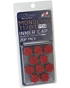 Project Kics M14 Monolith Cap - Red (Only Works For M14 Monolith Lugs) - 20 Pcs buy in USA