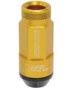 Project Kics Leggdura Racing Shell Type Lug Nut 53mm Open-End Look 16 Pcs + 4 Locks12X1.25 Gold buy in USA