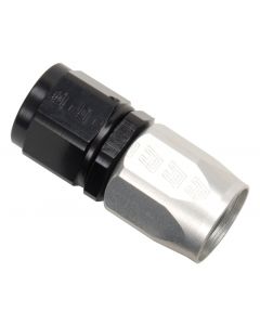 Russell Performance -10 AN Black/Silver Straight Full Flow Hose End buy in USA