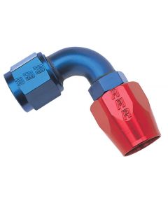 Russell Performance -8 AN Red/Blue 90 Degree Full Flow Hose End buy in USA