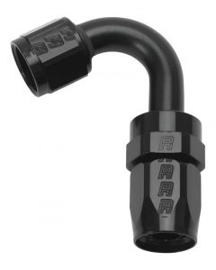 Russell Performance -6 AN Black 120 Degree Full Flow Swivel Hose End buy in USA