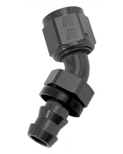 Russell Performance -6 AN Twist-Lok 45 Degree Hose End (Black) buy in USA