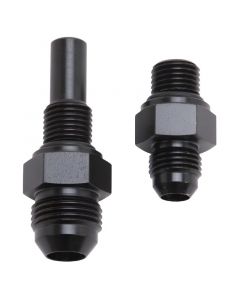 Russell Performance -6 AN to 4L80 Transmission Ports Adapter Fittings (Qty 2) - Black Zinc buy in USA