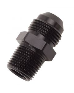 Russell Performance -6 AN to 1/8in NPT Straight Flare to Pipe (Black) buy in USA