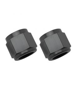 Russell Performance -6 AN Tube Nuts 3/8in dia. (Black) (2 pcs.) buy in USA