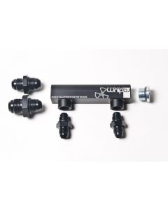 Radium Engineering Universal 4-Port Manifold - Black W/ Logo buy in USA