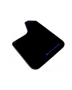 Rally Armor Universal Fit (No Hardware) Basic Black Mud Flap w/ Blue Logo buy in USA