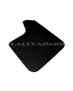 Rally Armor Universal Fit (No Hardware) Basic Black Mud Flap w/ Black Logo buy in USA