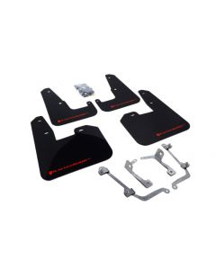 Rally Armor 08-11 Subaru STI (Hatch Only) / 11-14 WRX (Hatch Only) Black UR Mud Flap w/ Red Logo buy in USA