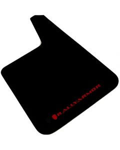 Rally Armor Universal Fit (No Hardware) Basic Plus Black Mud Flap w/ Red Logo buy in USA