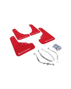 Rally Armor 2012-18 Fiat 500 (Pop/Sport/Lounge/Abarth) Red Mud Flap w/ White Logo buy in USA