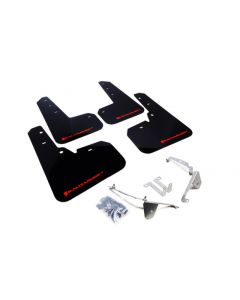 Rally Armor 13-17 Subaru Crosstrek XV Black UR Mud Flap w/ Red Logo buy in USA