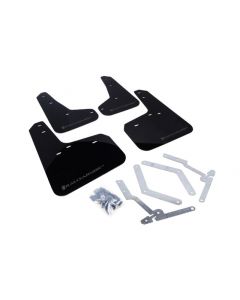 Rally Armor 12-19 Ford Focus ST / 16-19 RS Black Mud Flap w/ Grey Logo buy in USA