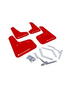 Rally Armor 12-19 Ford Focus ST / 16-19 RS Red Mud Flap w/ White Logo buy in USA