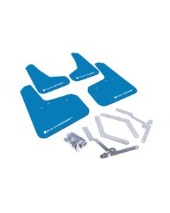 Rally Armor 12-19 Ford Focus (Incl. ST) / 16-19 RS Nitrous Blue UR Mud Flap w/ White Logo buy in USA