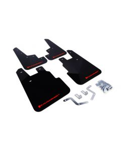 Rally Armor 14-18 Subaru Forester Black Mud Flap w/ Red Logo buy in USA