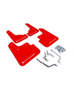 Rally Armor 14-18 Mazda 3/Speed3 Red UR Mud Flap w/ White Logo buy in USA