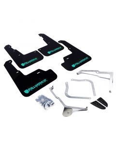 Rally Armor 15-21 Subaru WRX/STI (Sedan ONLY) Black UR Mud Flap w/ Teal Altered Font Logo buy in USA