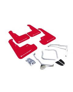 Rally Armor 15-21 Subaru WRX/STI (Sedan ONLY) Red UR Mud Flap w/ White Logo buy in USA