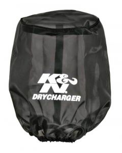 K&N Drycharger Air Filter Wrap Round Tapered Black 5.375in Base ID x 4.375in Top ID x 7 H buy in USA