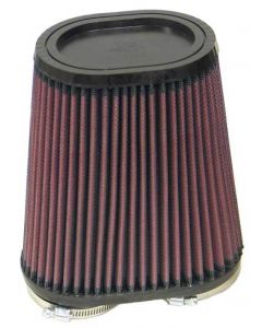 K&N Universal Rubber Filter Dual Flange Oval Tprd 3.75in Base O/S W x 3.438in Top O/S W x 6.75in H buy in USA