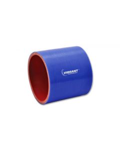 Vibrant 4 Ply Reinforced Silicone Straight Hose Coupling - 2.5in I.D. x 3in long (BLUE) buy in USA