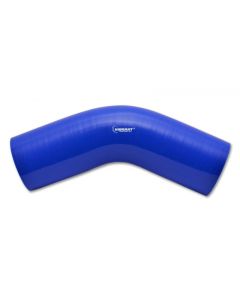 Vibrant 4 Ply Reinforced Silicone Elbow Connector - 4in I.D. - 45 deg. Elbow (BLUE) buy in USA