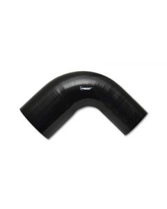 Vibrant 4 Ply Reinforced Silicone 90 degree Transition Elbow 2in I.D. x 2.5in I.D. 90 deg. Elbow BLK buy in USA