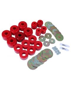 Energy Suspension 03-09 Toyota 4Runner/GX470 / 07-14 FJ Cruiser Red Body Mount Bushing Set buy in USA