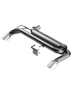 Borla 21-22 Ford Bronco 2.3L 4WD ATAK Axle Back Exhaust w/ Bright Chrome Tips buy in USA