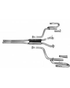 Mach XV-CH-RT Dual Cat Back Exhaust Kit 2015-Present V8 R/T Challenger 5.7 Hemi buy in USA