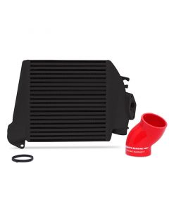 Mishimoto 08-14 Subaru WRX Top-Mount Intercooler Kit - Powder Coated Black & Red Hoses buy in USA