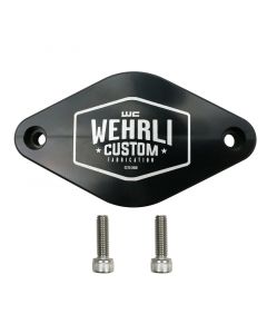 Wehrli 11-16 Chevrolet 6.6L LML Duramax Turbo Resonator Billet Block Off Plate buy in USA