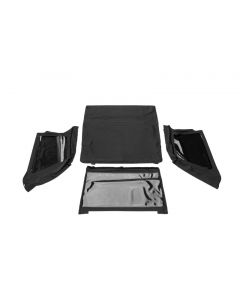 Rampage 18-21 Jeep Wrangler (JL) Unlimited Frameless TrailView Fastback Soft Top Kit - Black Diamond buy in USA