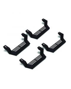 Rampage 1999-2019 Jeep Rock Rail Short Step Universal 4 Piece Set - Black buy in USA