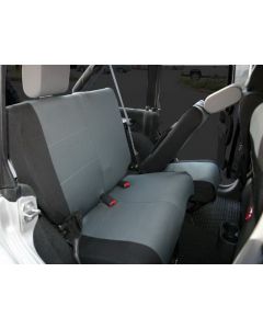 Rampage 2007-2018 Jeep Wrangler(JK) Unlimited Custom Fit Seat Cover - Black/Grey buy in USA