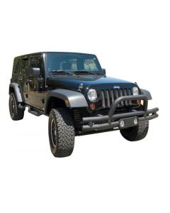 Rampage 2007-2018 Jeep Wrangler(JK) Double Tube Bumper Front - Black buy in USA