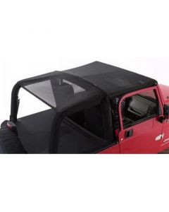 Rampage 1997-2006 Jeep Wrangler(TJ) Combo Sun Brief/Safari Top - Black Mesh buy in USA