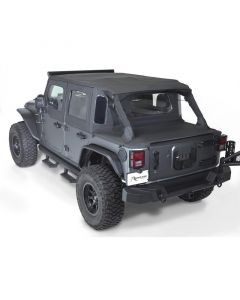 Rampage 2007-2018 Jeep Wrangler(JK) 2-Door Trailview Tonneau Top - Black Diamond buy in USA