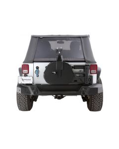 Rampage 07-18 Jeep Wrangler JK (Incl. Unlimited) Trail Guard Tire Carrier - Black buy in USA