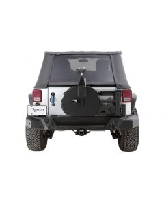 Rampage 07-18 Jeep Wrangler JK (Incl. Unlimited) Trailguard Rear Bumper - Black buy in USA